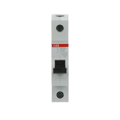 Miniature Circuit Breaker - SH200 - 1P - 10 A - C - (AC) 6 kA