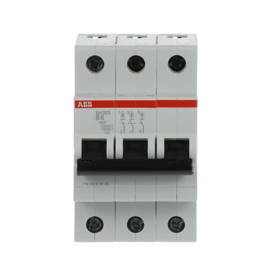 Miniature Circuit Breaker - SH200 - 3P - 6 A - B - (AC) 6 kA – Image 2 of 4