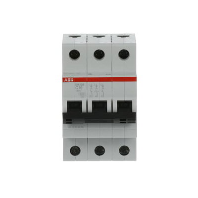 Miniature Circuit Breaker - SH200 - 3P - 16 A - C - (AC) 6 kA
