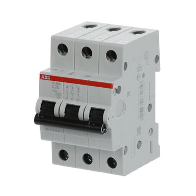 Miniature Circuit Breaker - SH200 - 3P - 20 A - C - (AC) 6 kA