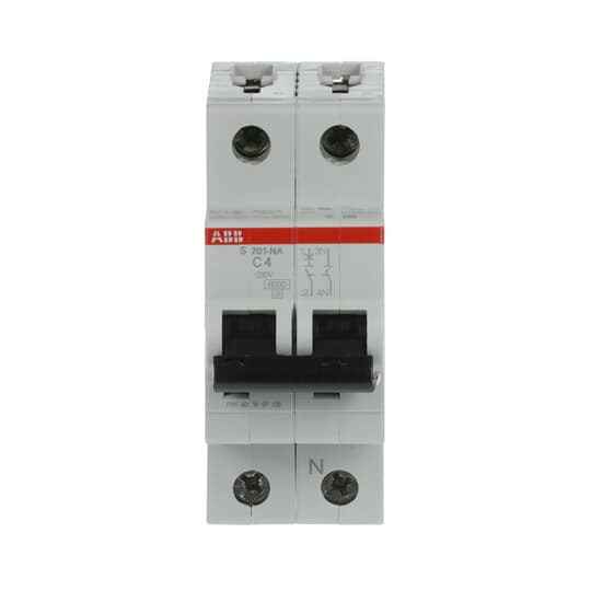 Miniature Circuit Breaker - S200 - 1P+N - 4 A - C - (AC) 6 kA – Image 2 of 3