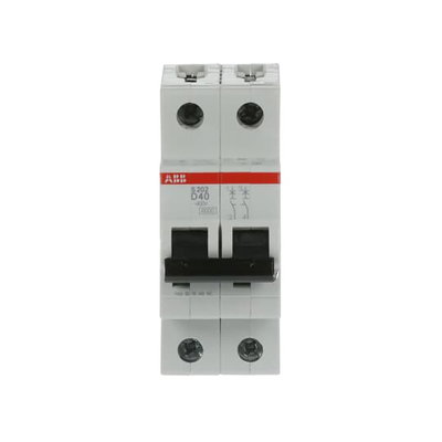 Miniature Circuit Breaker - S200 - 2P - 40 A - D - (AC) 6 kA