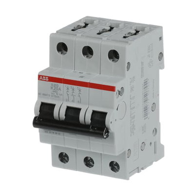 Miniature Circuit Breaker - S200 - 3P - 20 A - K - (AC) 6 kA