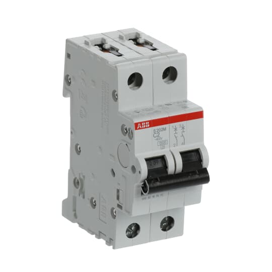 Miniature Circuit Breaker - S200M - 2P - 2 A - C - (AC) 10 kA – Image 3 of 4