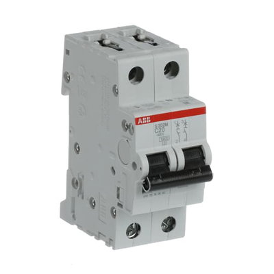 Miniature Circuit Breaker - S200M - 2P - 20 A - C - (AC) 10 kA