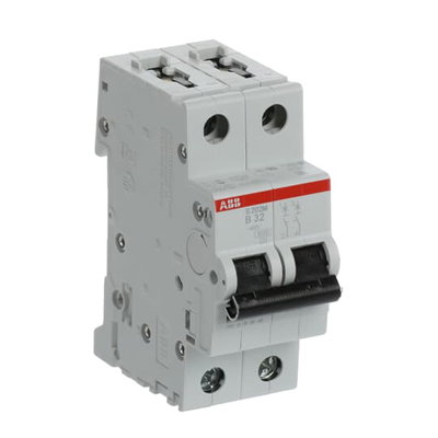 Miniature Circuit Breaker - S200M - 2P - 32 A - B - (AC) 10 kA