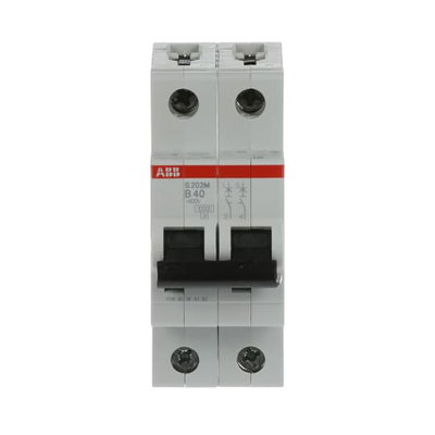 Miniature Circuit Breaker - S200M - 2P - 40 A - B - (AC) 10 kA