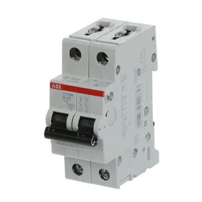 Miniature Circuit Breaker - S200M - 2P - 40 A - B - (AC) 10 kA