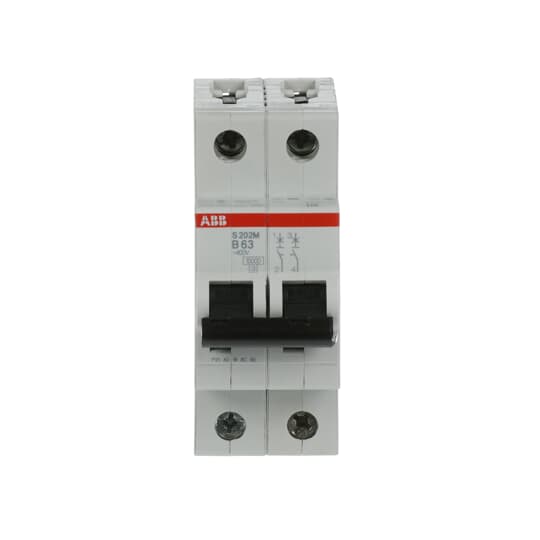 Miniature Circuit Breaker - S200M - 2P - 63 A - B - (AC) 10 kA – Image 2 of 3