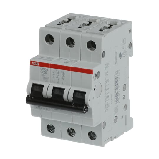 Miniature Circuit Breaker - S200M - 3P - 20 A - C - (AC) 10 kA – Image 3 of 3