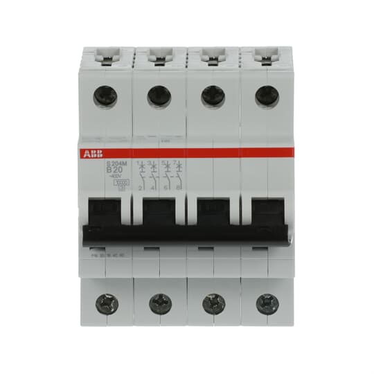 Miniature Circuit Breaker - S200M - 4P - 20 A - B - (AC) 10 kA – Image 2 of 4