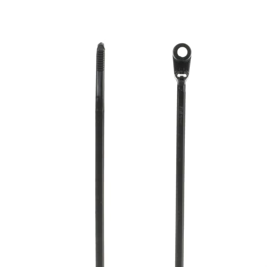 CBL TIE 40LB 6IN BLACK NYL MTG HOLE