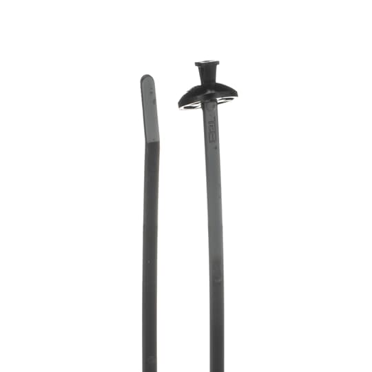 CABLE TIE 65LB 10IN BK NYL PANEL MT