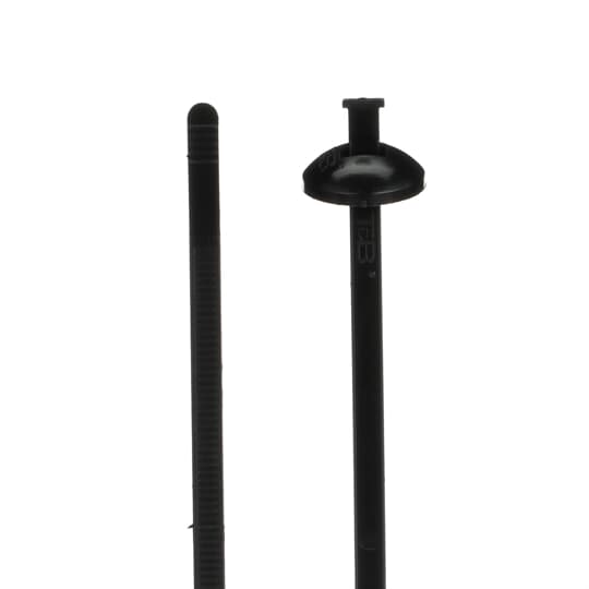 CBL TIE 65LB 10IN BLK NYL PANEL MT