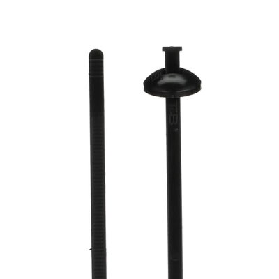 CBL TIE 65LB 10IN BLK NYL PANEL MT