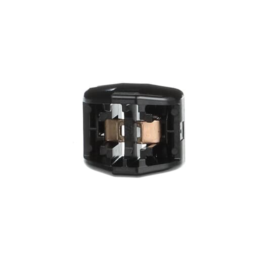 CBL TIE LKG HEAD BLK ACETAL 25PK