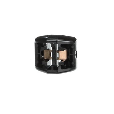 CBL TIE LKG HEAD BLK ACETAL 25PK
