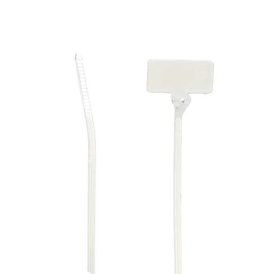 CABLE TIE 18LB 4IN NAT NYL ID MKPAD