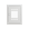 Enclosure accessories  UK600 accessories, 24 modules, 2 row(s), IP30,  Door: Single, Dimensions: 497 mm x 384 mm x 33 mm