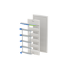 Enclosure accessories  UK600 accessories, 60 modules, 5 row(s), IP30, Dimensions: 872 mm x 384 mm x 36 mm