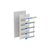 Enclosure accessories  UK600 accessories, 48 modules, 4 row(s), IP30, Dimensions: 747 mm x 384 mm x 36 mm