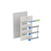 Enclosure accessories  UK600 accessories, 36 modules, 3 row(s), IP30, Dimensions: 622 mm x 384 mm x 36 mm
