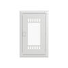 Enclosure accessories  UK600 accessories, 36 modules, 3 row(s), IP30,  Door: Single, Dimensions: 622 mm x 384 mm x 33 mm