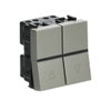 Blind control Alternating-/alternating switch Champagne - Zenit BS