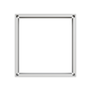 Enclosure accessories  UK600 accessories, 12 modules, 1 row(s), Dimensions: 372 mm x 384 mm x 90 mm