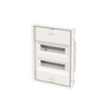 Consumer unit  UK600, Flush-/ hollow wall mounting, 24 modules, 2 row(s), IP30,  Door: Without Door, Dimensions: 472 mm x 362 mm x 97 mm