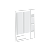 Enclosure accessories  UK600 / AK600 accessories, Dimensions: 297 mm x 210 mm x 210 mm
