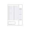 Enclosure accessories  UK600 / AK600 accessories, Dimensions: 297 mm x 210 mm x 210 mm