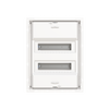 Consumer unit  UK600, Flush-/ hollow wall mounting, 24 modules, 2 row(s), IP30,  Door: Without Door, Dimensions: 472 mm x 362 mm x 97 mm