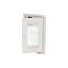 Multimedia unit  UK600 Media, Flush-/ hollow wall mounting, 36 modules, 3 row(s), IP30,  Door: Single, Steel Sheet, Transparent, Dimensions: 622 mm x 384 mm x 97 mm