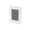 Enclosure accessories  UK600 accessories, Angle profile, 24 modules, 2 row(s), IP30,  Door: Without Door, Dimensions: 352 mm x 469 mm x 6 mm