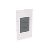 Enclosure accessories  UK600 accessories, Angle profile, 36 modules, 3 row(s), IP30,  Door: Without Door, Dimensions: 594 mm x 469 mm x 6 mm
