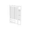 Enclosure accessories  UK600 / AK600 accessories, Dimensions: 297 mm x 210 mm x 210 mm