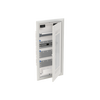 Multimedia unit  UK600 Media, Flush-/ hollow wall mounting, 48 modules, 4 row(s), IP30,  Door: Single, Steel Sheet, Transparent, Dimensions: 747 mm x 384 mm x 97 mm