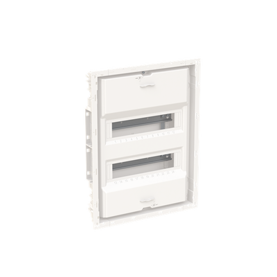 Consumer unit  UK600, Flush-/ hollow wall mounting, 24 modules, 22 row(s), IP30,  Door: Without Door, Dimensions: 472 mm x 362 mm x 97 mm