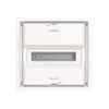 Consumer unit  UK600, Flush-/ hollow wall mounting, 12 modules, 11 row(s), IP30,  Door: Without Door, Dimensions: 347 mm x 362 mm x 97 mm