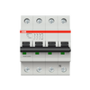 Miniature Circuit Breaker - S200M - 3P+N - 6 A - D