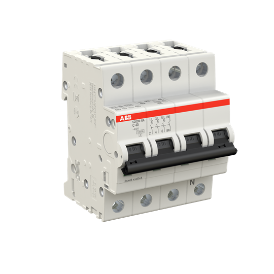 Miniature Circuit Breaker - S200M - 3P+N - 40 A - C - (AC) 10 kA