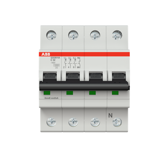 Miniature Circuit Breaker - S200M - 3P+N - 32 A - C - (AC) 10 kA – Image 2 of 3