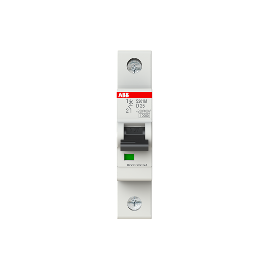 Miniature Circuit Breaker - S200M - 1P - 25 A - D - (AC) 10 kA