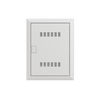 Multimedia unit  UK600 Media, Flush-/ hollow wall mounting, 24 modules, 2 row(s), IP30,  Door: Single, Steel Sheet, Dimensions: 497 mm x 384 mm x 97 mm