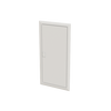 Enclosure accessories  UK600 accessories, 48 modules, 4 row(s), IP30,  Door: Single, Dimensions: 747 mm x 384 mm x 33 mm