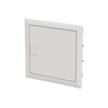 Consumer unit  UK600, Flush-/ hollow wall mounting, 12 modules, 1 row(s), IP30,  Door: Single, Steel Sheet, Dimensions: 372 mm x 384 mm x 97 mm