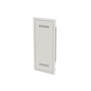 Multimedia unit  UK600 Media, Flush-/ hollow wall mounting, 60 modules, 5 row(s), IP30,  Door: Single, Steel Sheet, Dimensions: 872 mm x 384 mm x 97 mm