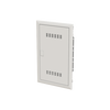 Multimedia unit  UK600 Media, Flush-/ hollow wall mounting, 36 modules, 3 row(s), IP30,  Door: Single, Steel Sheet, Dimensions: 622 mm x 384 mm x 97 mm