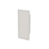Consumer unit  UK600, Flush-/ hollow wall mounting, 60 modules, 5 row(s), IP30,  Door: Single, Steel Sheet, Dimensions: 872 mm x 384 mm x 97 mm